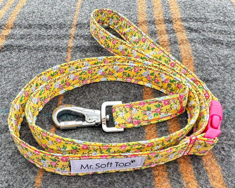 Yellow Liberty Floral Lead